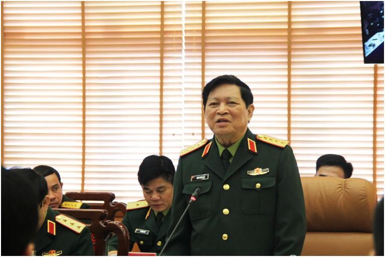 Bộ trưởng Ngô Xuân Lịch phát biểu tại Hội nghị. Ảnh MIC