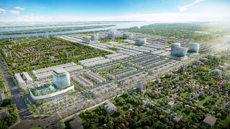Dự án Stella Mega City có tổng vốn đầu tư là 8.000 tỷ đồng. Ảnh: StellaMegaCity.