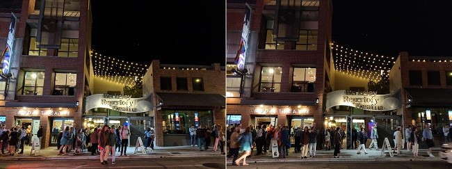 Chất lượng ảnh trên Pixel 2 (bên trái) chi tiết hơn so với chất lượng ảnh trên Oneplus (bên phải) (ảnh: Cnet)