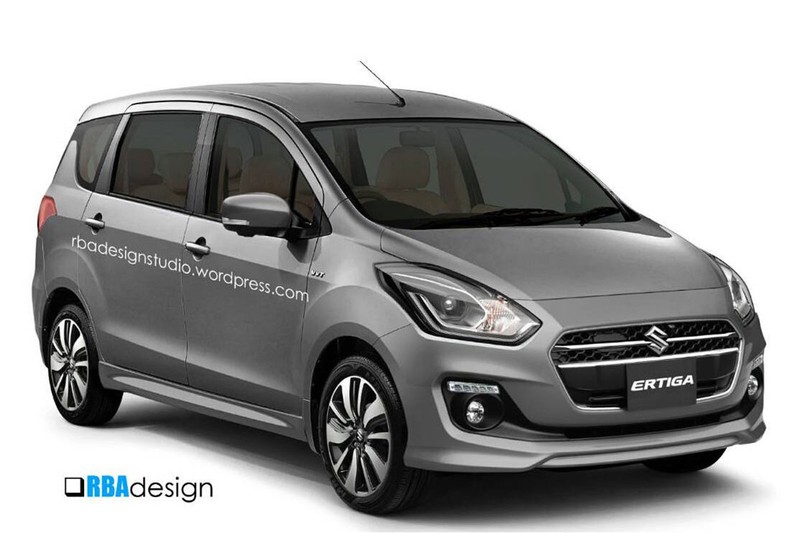Ảnh dựng Suzuki Ertiga thế hệ mới