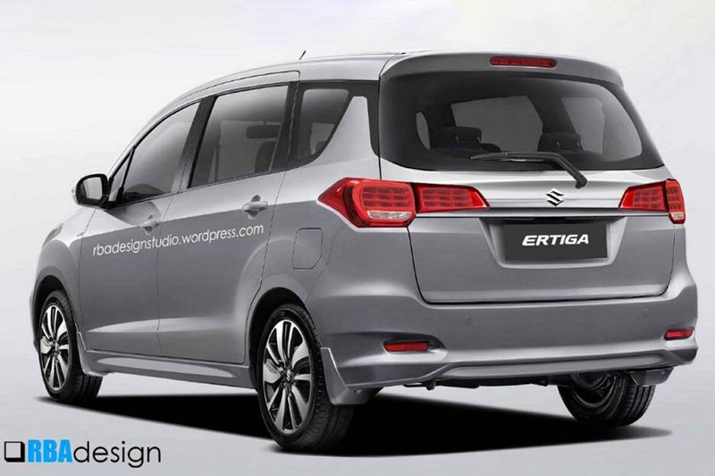 Ảnh dựng Suzuki Ertiga thế hệ mới