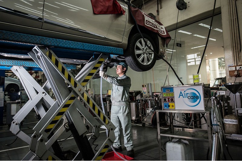 Lượt người vào làm dịch vụ tại các đại lý của Toyota cũng ghi nhận kỷ lục