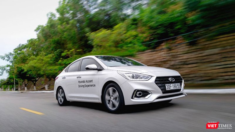 Đây đã là tháng thứ 4 liên tiếp, mẫu xe sedan hạng B Accent dẫn đầu bảng danh sách bán hàng của Hyundai Thành Công. (Ảnh: Ngô Minh)
