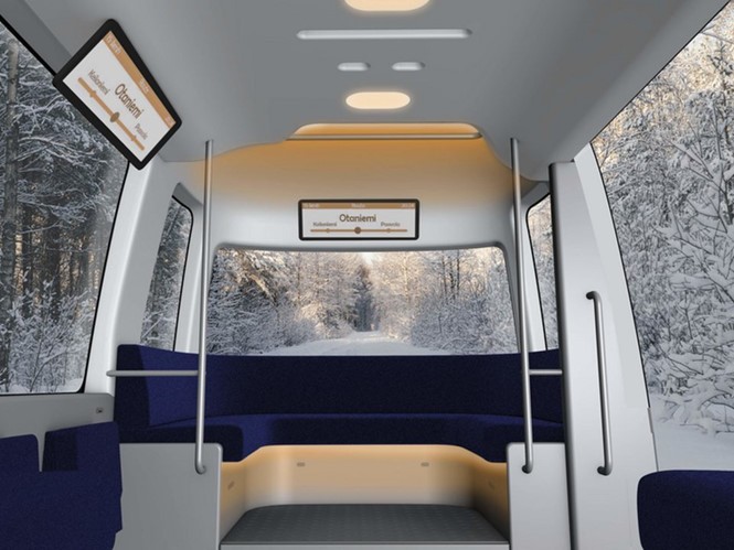 Hãng bán lẻ Nhật Bản phát triển xe buýt tự lái phong cách tối giản - ảnh 3