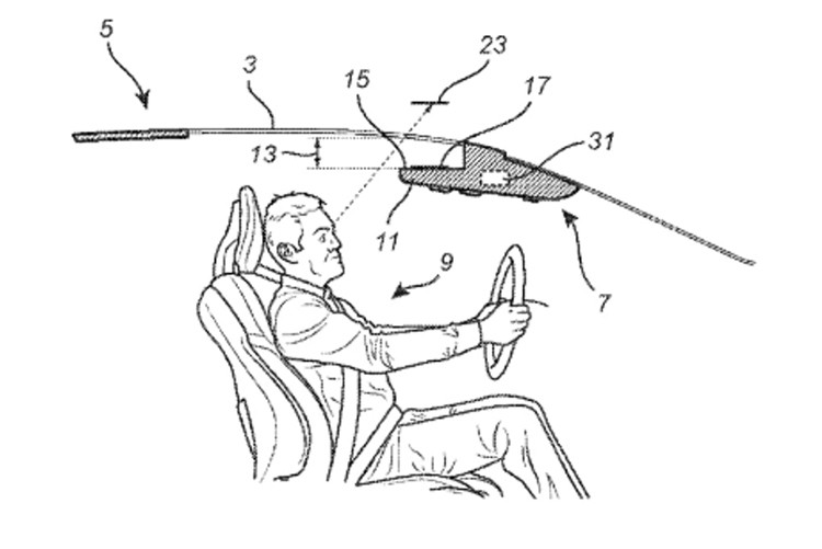 Minh họa trong sáng chế mới của hãng xe Thụy Điển. Ảnh: Volvo