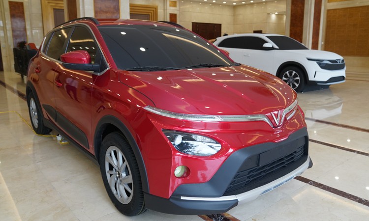 Xe xuất hiện trong một sản phẩm truyền thông nội bộ của hãnh. Ảnh: VinFast
