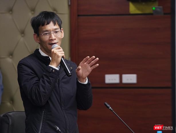 Ông Nguyễn Xuân Cường tai buổi họp báo công bố kế hoạch hoạt động của Hội Thể thao Điện tử Giải trí Việt Nam năm 2021.