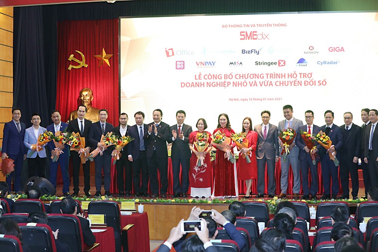 Lễ công bố Chương trình Hỗ trợ Doanh nghiệp Nhỏ và vừa về Chuyển đổi số của Bộ Thông tin và Truyền thông tổ chức