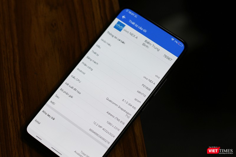 Về "nội công", Vivo Nex A được trang bị con chip Snapdragon 710. Đây là con chip tầm trung mới nhất của Qualcomm. Phiên bản Vivo Nex S cao cấp hơn sẽ mang trong mình bộ vi xử lý Snapdragon 845. Cả hai phiên bản đều có RAM 6 GB và bộ nhớ trong 128 GB. Về "nội công", Vivo Nex A được trang bị con chip Snapdragon 710. Đây là con chip tầm trung mới nhất của Qualcomm. Phiên bản Vivo Nex S cao cấp hơn sẽ mang trong mình bộ vi xử lý Snapdragon 845. Cả hai phiên bản đều có RAM 6 GB và bộ nhớ trong 128 GB.