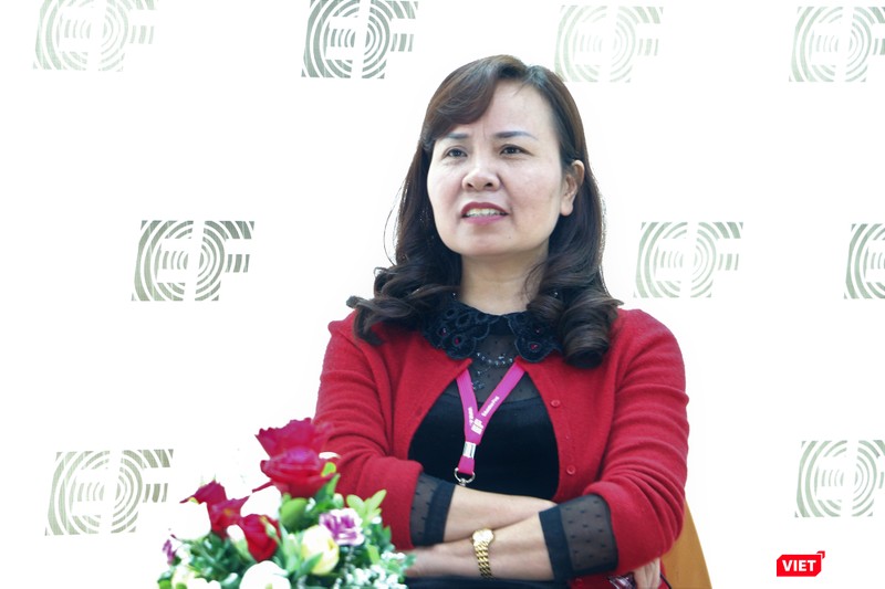 Bà Trần Thị Hải Yến - Hiệu trưởng trường THPT Trần Phú, Hà Nội