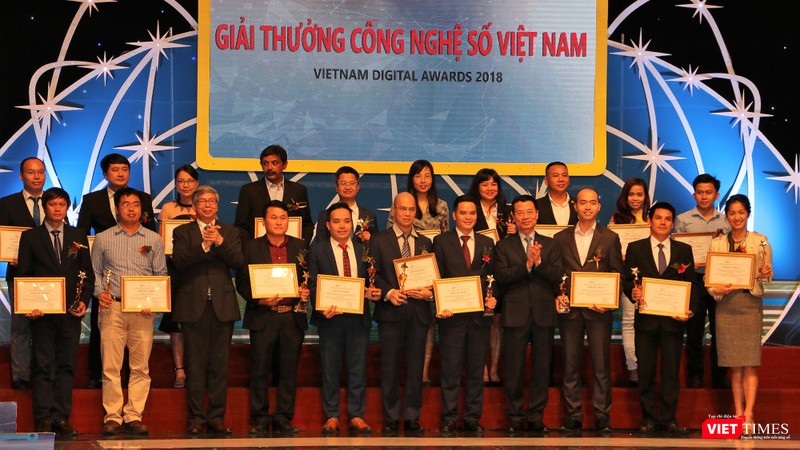 Các đơn vị được trao giải Ứng dụng Công nghệ Số xuất sắc