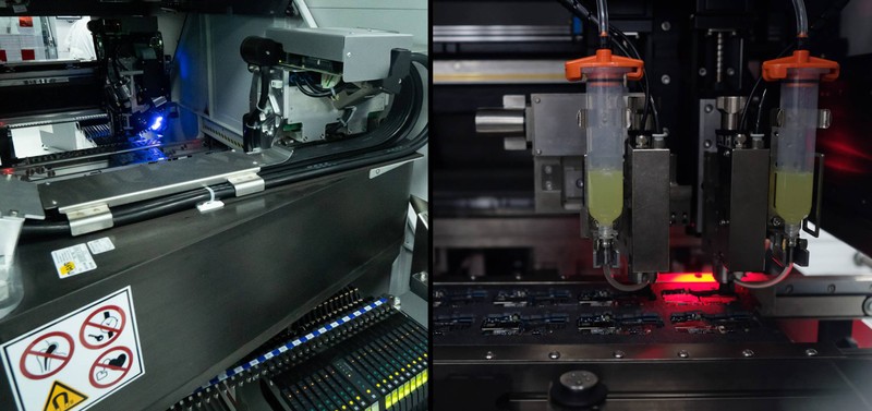 Các máy kiểm tra quang học tự động và Hệ thống băng tải bảng mạch đến từ hãng Kohyoung và Nute, các tên tuổi lọt Top 10 thương hiệu thiết bị điện tử lớn nhất Châu Á