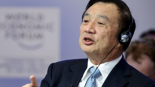 ông Nhậm Chính Phi, nhà sáng lập kiêm CEO tập đoàn Huawei Technologies (ảnh: CNBC)