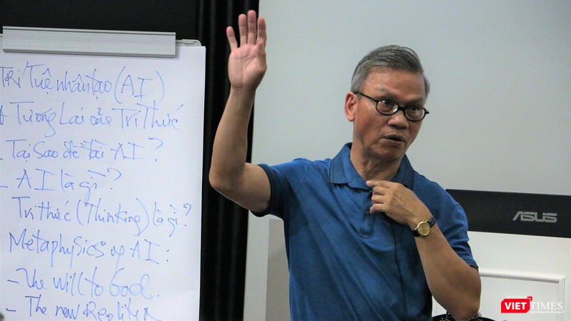 GS.TS Nguyễn Hữu Liêm cho rằng AI có thể dẫn tới sự thay đổi mô hình xã hội