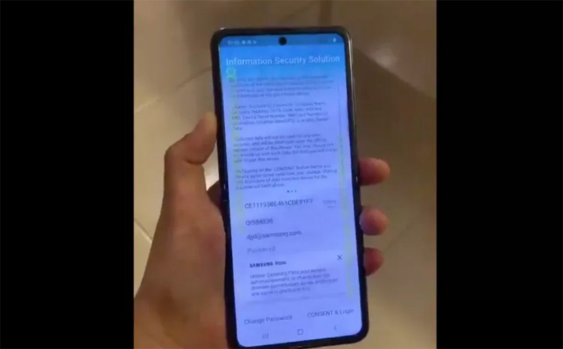 Rò rỉ video thực tế mẫu điện thoại gập Galaxy Z Flip của Samsung