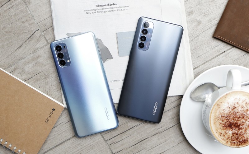Bộ đôi sản phẩm Reno4 của Oppo