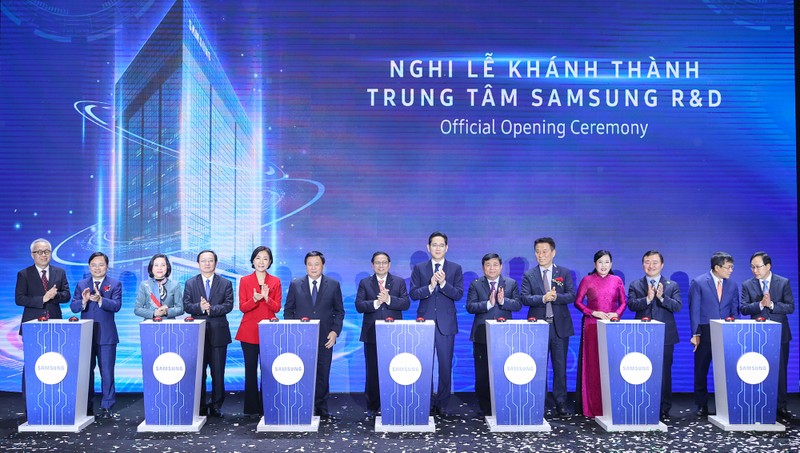 Lễ khánh thành Trung tâm R&D của Samsung tại Hà Nội đã diễn ra vào sáng nay (23/12)