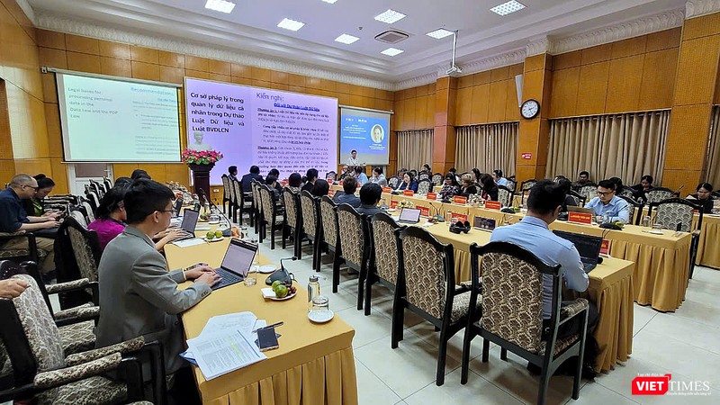 Đại diện doanh nghiệp và các chuyên gia tham dự Hội thảo góp ý xây dựng Luật Bảo vệ dữ liệu cá nhân
