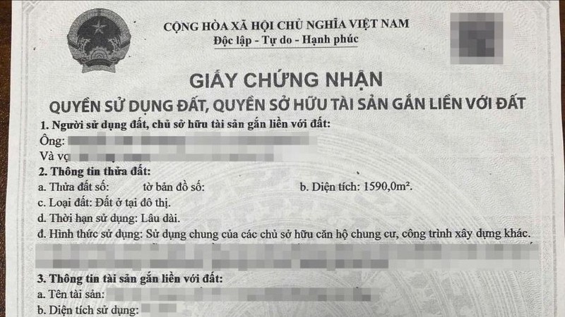 Bản sao sổ đỏ