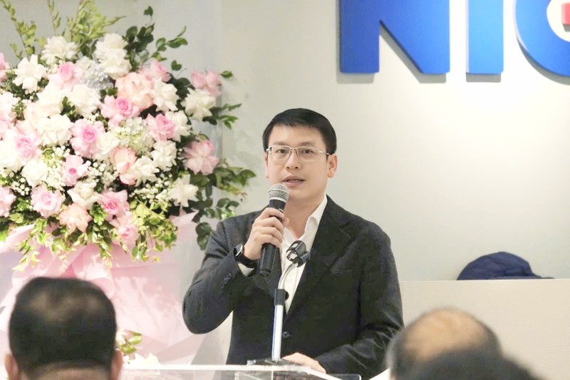 Ông Vũ Kiêm Văn - Phó Chủ tịch, Tổng Thư ký Hội Truyền thông số Việt Nam phát biểu tại Lễ Khai giảng Chương trình.jpeg