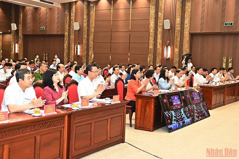 Các đại biểu tham dự Hội nghị (Ảnh: Báo Nhân Dân) Các đại biểu tham dự Hội nghị (Ảnh: Báo Nhân Dân)