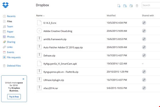 Cách kiểm tra xem tài khoản của bạn có bị rò rỉ trên mạng - 2Dropbox từng bị tấn công hồi năm 2012. Ảnh: T.MINH