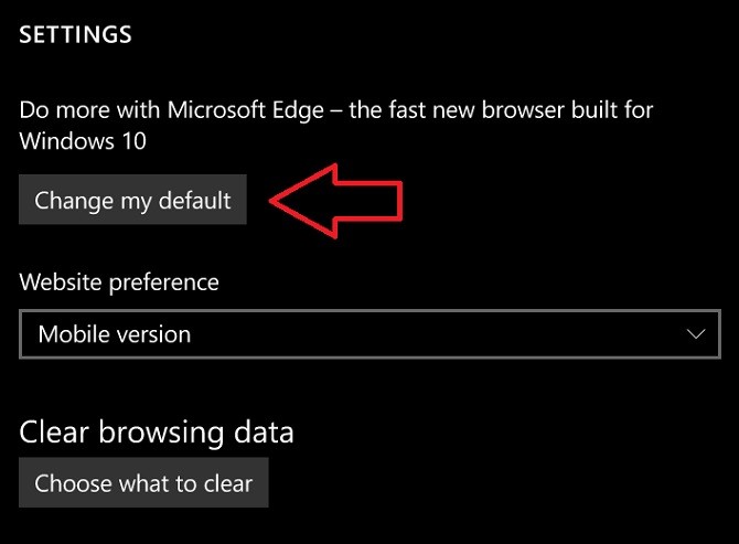 Windows 10 Mobile sẽ cho phép đổi trình duyệt mặc định	 ảnh 1