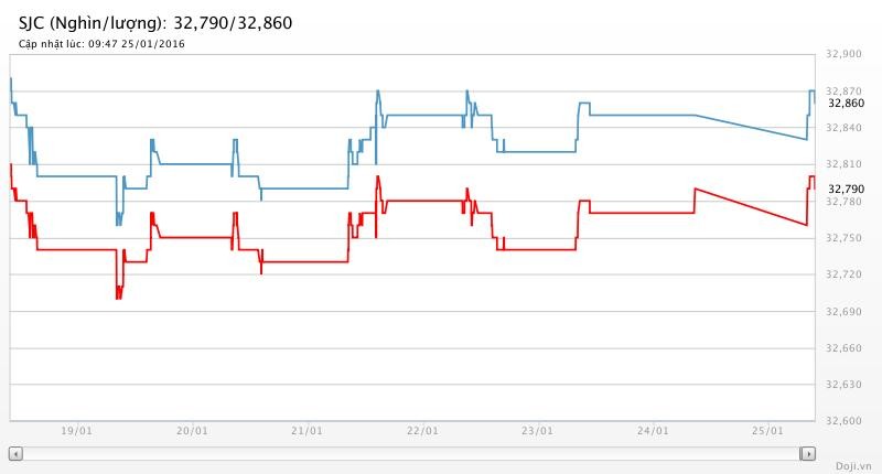 Giá vàng hôm nay (25/1): SJC “lặng sóng” ảnh 1