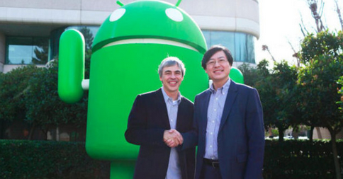 CEO Google bắt tay CEO Levono CEO Google bắt tay CEO Levono