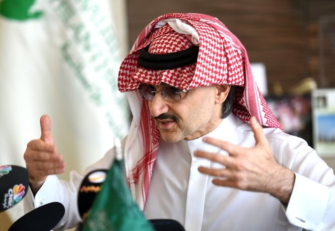 Hoàng tử Saudi Arabia Alwaleed bin Talal Alsaud - Ảnh: Getty Image Hoàng tử Saudi Arabia Alwaleed bin Talal Alsaud - Ảnh: Getty Image