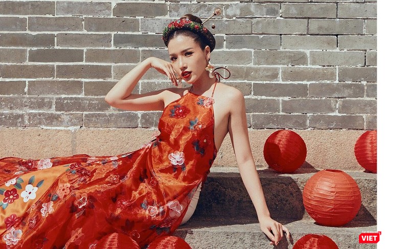 Á hậu Khánh Phương quyến rũ nồng nàn đón năm mới