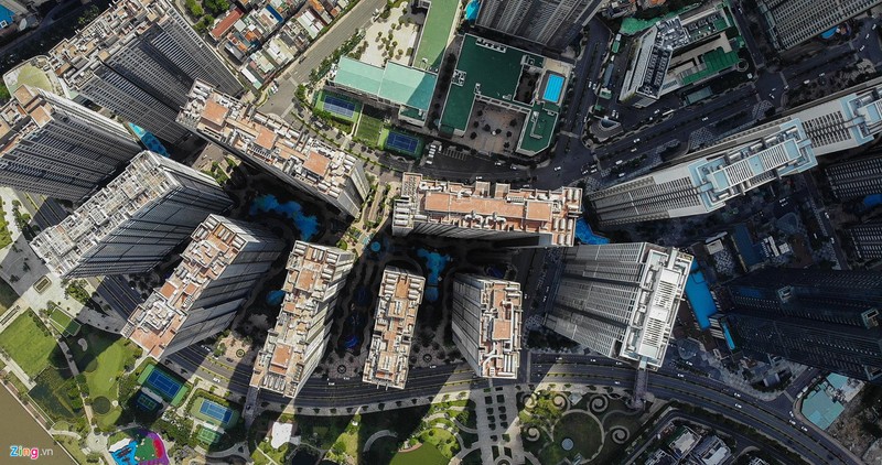 'Rung be tong' tai khu do thi xa hoa tren duong Nguyen Huu Canh hinh anh 5 