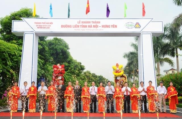 4,2 km đường liên tỉnh Hà Nội - Hưng Yên mà Comaland BT đầu tư theo hình thức BT chạy qua dự án Ecopark. Dĩ nhiên nó cũng giúp dự án này nâng tầm và nâng địa tô chênh lệch! (Ảnh: Internet)