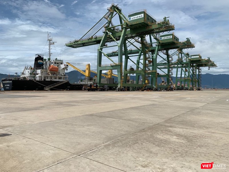 Một góc cảng Formosa Sơn Dương.
