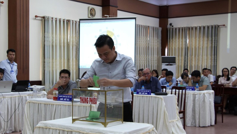 Qua 3 vòng đấu giá lô đất vàng được các doanh nghiệp quyết mức giá hơn 3000 tỷ đồng. (Ảnh: Báo Đầu tư)