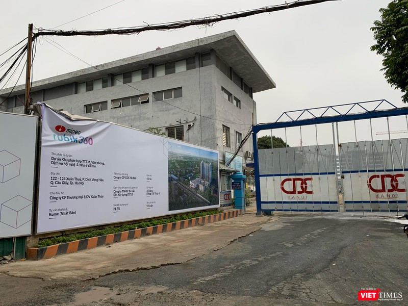 MIPEC Rubik 360 được Xuân Thủy phát triển trên bãi xe cũ của Transeco.