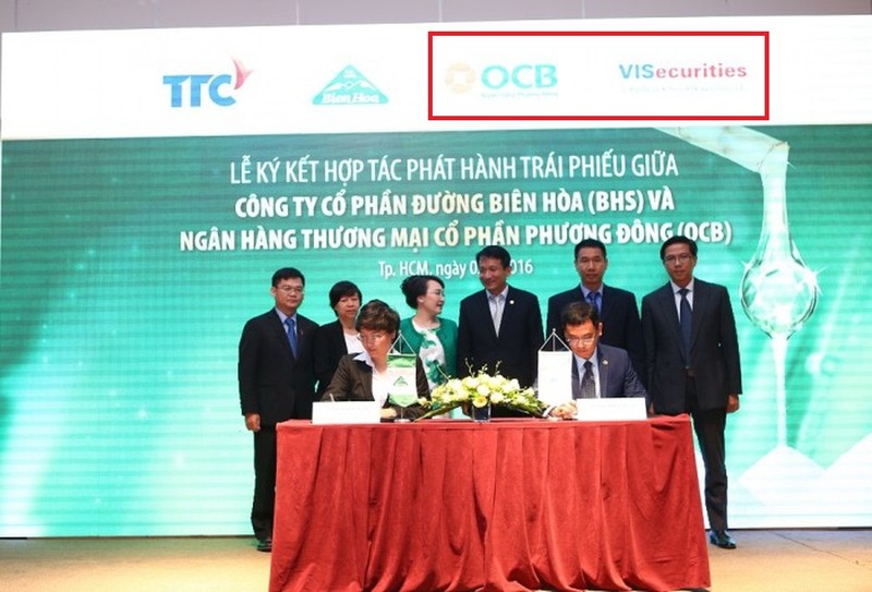 Một thương vụ điển hình cho sự song hành của cặp đôi OCB - VIS. Trong các "deal" trái phiếu, nếu OCB là trái chủ hay tham gia bảo lãnh thanh toán, VIS thường là đơn vị tư vấn, đại lý phát hành, tổ chức đại diện người sở hữu trái phiếu. (Ảnh: Vise) Một thương vụ điển hình cho sự song hành của cặp đôi OCB - VIS. Trong các "deal" trái phiếu, nếu OCB là trái chủ hay tham gia bảo lãnh thanh toán, VIS thường là đơn vị tư vấn, đại lý phát hành, tổ chức đại diện người sở hữu trái phiếu. (Ảnh: Vise)