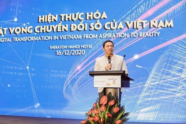 Ông Lê Hồng Minh CEO của VNG phát biểu tại Ngày Imternet được tổ chức vào 16-12. Ảnh: P.Anh Ông Lê Hồng Minh CEO của VNG phát biểu tại Ngày Imternet được tổ chức vào 16-12. Ảnh: P.Anh