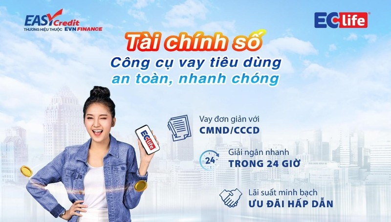 EASY CREDIT là một thương hiệu thuộc Công ty Tài chính Cổ phần Điện lực (EVN Finance)