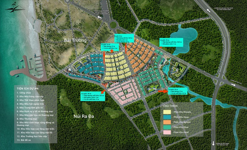 Mặt bằng tổng thể toàn khu Meyhomes Capital Phú Quốc (Nguồn: Meyland)