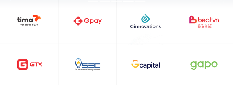 Các thành viên trong hệ sinh thái của G-Group (Nguồn: G-Group)