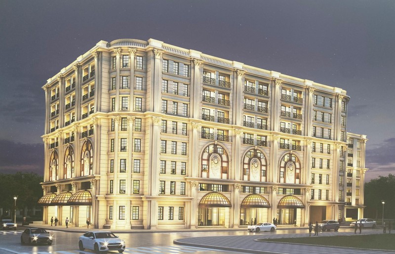 Phối cảnh dự án The Grand HaNoi - Masterise D’. San Raffles