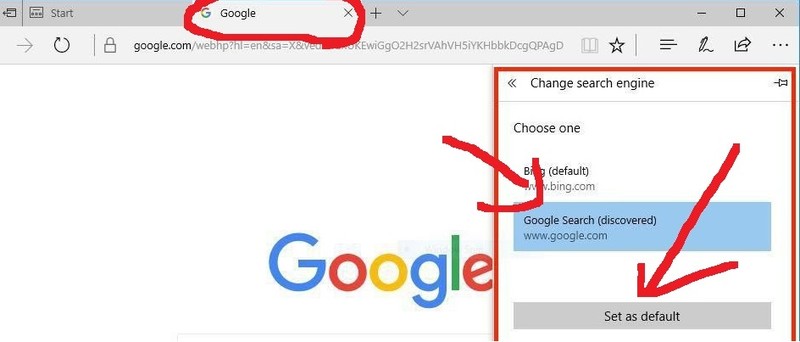 Thay công cụ tìm kiếm của Microsoft Edge - ảnh bởi Matt Elliott/CNET