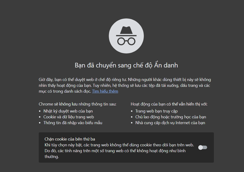 Chế độ ẩn danh