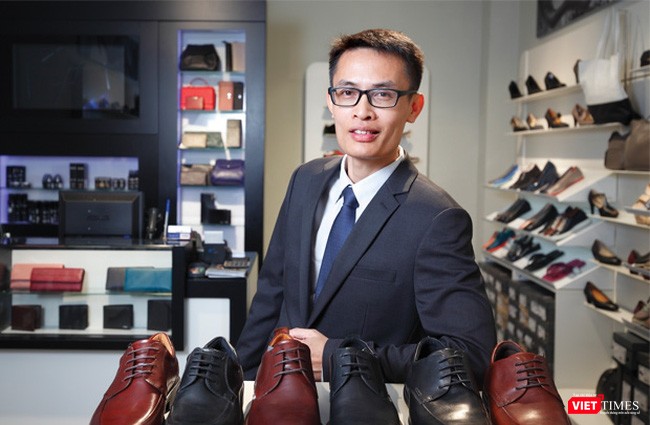 Ông Vũ Quang Hưng, đại diện TBS Group - doanh nghiệp giữ vị thế top đầu trong lĩnh vực gia dày, túi xách.