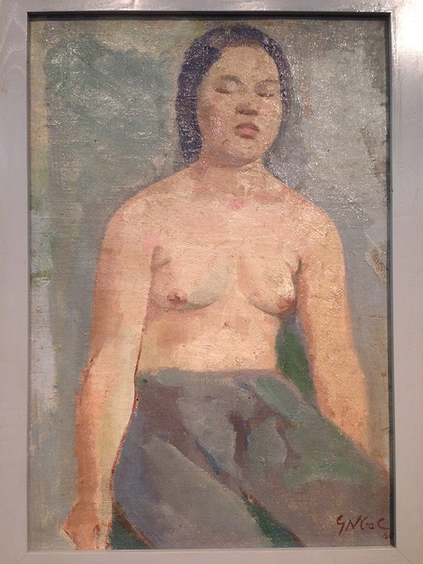 Một bức tranh nude của cố họa sỹ Nguyễn Sỹ Ngọc Một bức tranh nude của cố họa sỹ Nguyễn Sỹ Ngọc