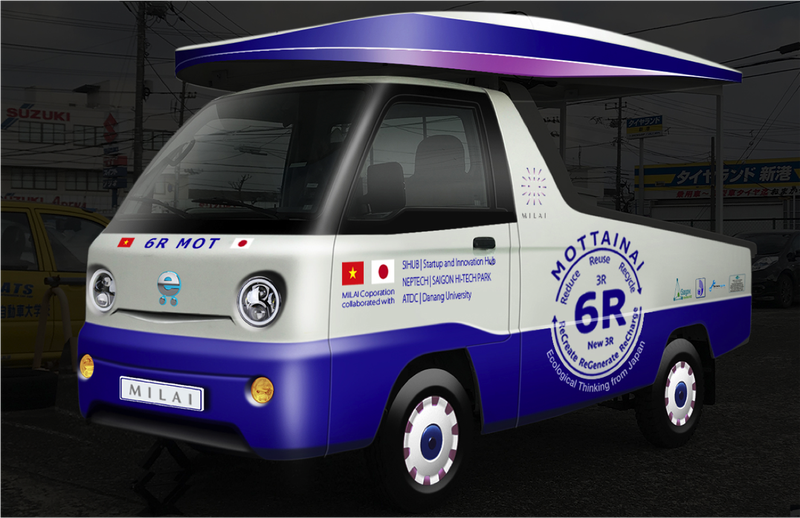 Chiếc xe điện thu gom rác chạy bằng năng lượng từ việc xử lý rác Chiếc xe điện thu gom rác chạy bằng năng lượng từ việc xử lý rác