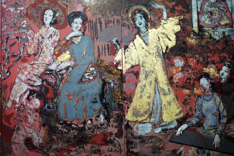 Tranh danh họa là bậc thầy về kỹ thuật sơn mài và còn chuyển tải tinh thần văn hóa sâu sắc, quý phái, tinh tế, lịch lãm, sang trọng