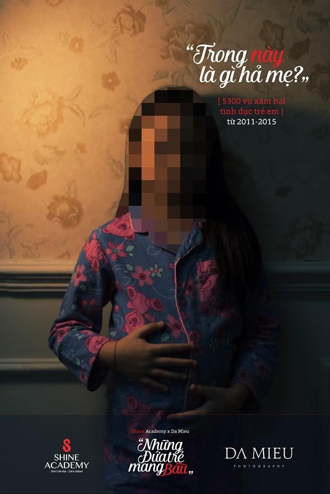 Khi công bố rõ mặt của các nhân vật - người mẫu, sẽ rất có hại cho cuộc đời của các em khi lớn lên Khi công bố rõ mặt của các nhân vật - người mẫu, sẽ rất có hại cho cuộc đời của các em khi lớn lên