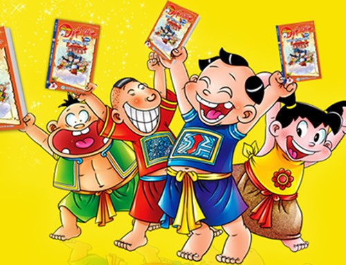Bốn hình tượng nhân vật “Trạng Tý”, “Sửu Ẹo”, “Dần Béo”, “Cả Mẹo” trong bộ truyện tranh "Thần đồng Đất Việt"